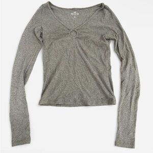 Hollister Gray Long Sleeve